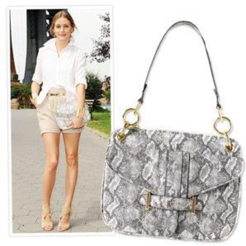 Olivia + Joy Python Print Bag